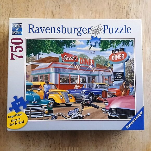 Ravensburger Other - Ravensburger Jack's Diner Jigsaw Puzzle, 750  Pieces